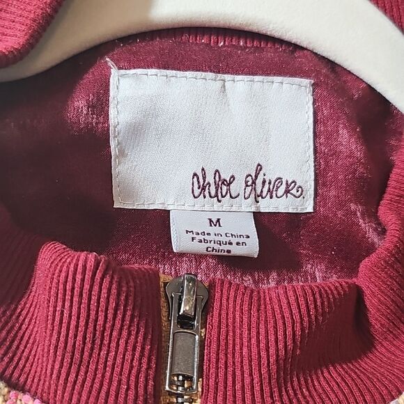 Chloe Oliver Anthropologie geo jacquard jacket size M excellent condition - Picture 4 of 11